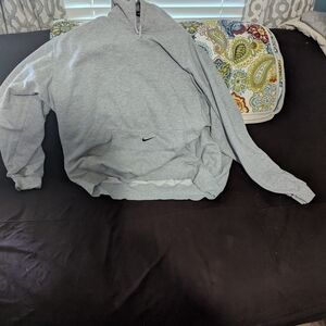 Nike Light Gray Pullover Hoodie